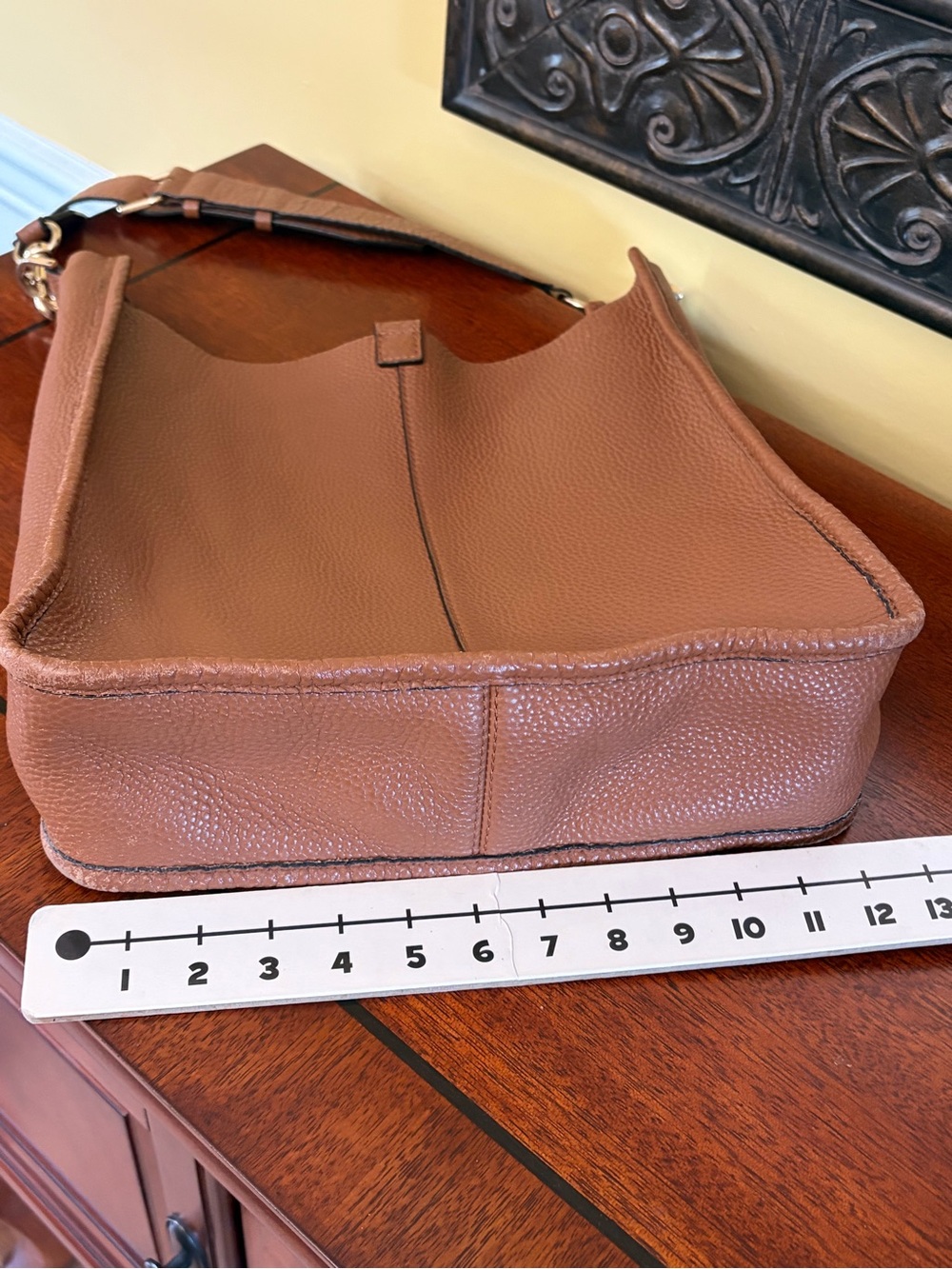 Rebecca Minkoff Brown Pebbled Leather Crossbody - Picture 7 of 8
